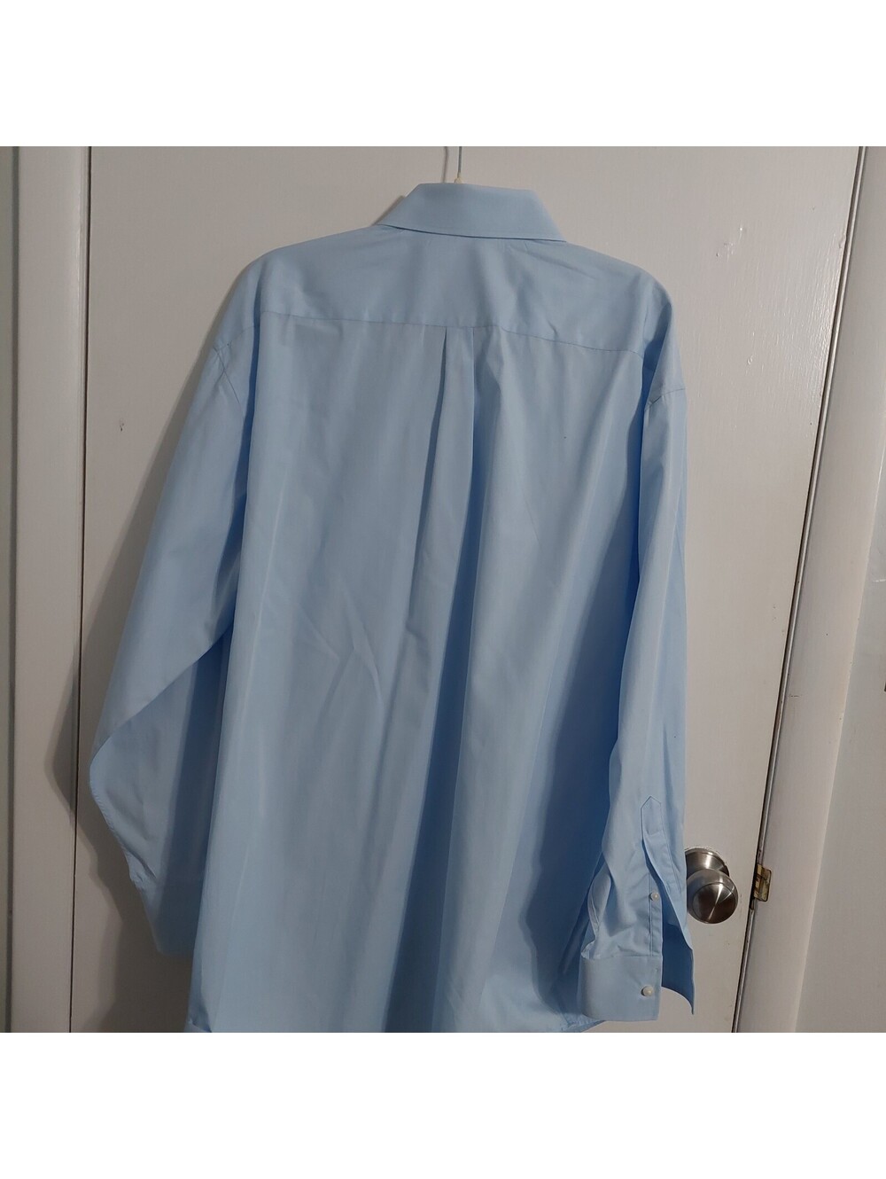 J. Hilburn by Tessitura Monti Light Blue 100% Cotton Dress Shirt - Picture 3 of 6